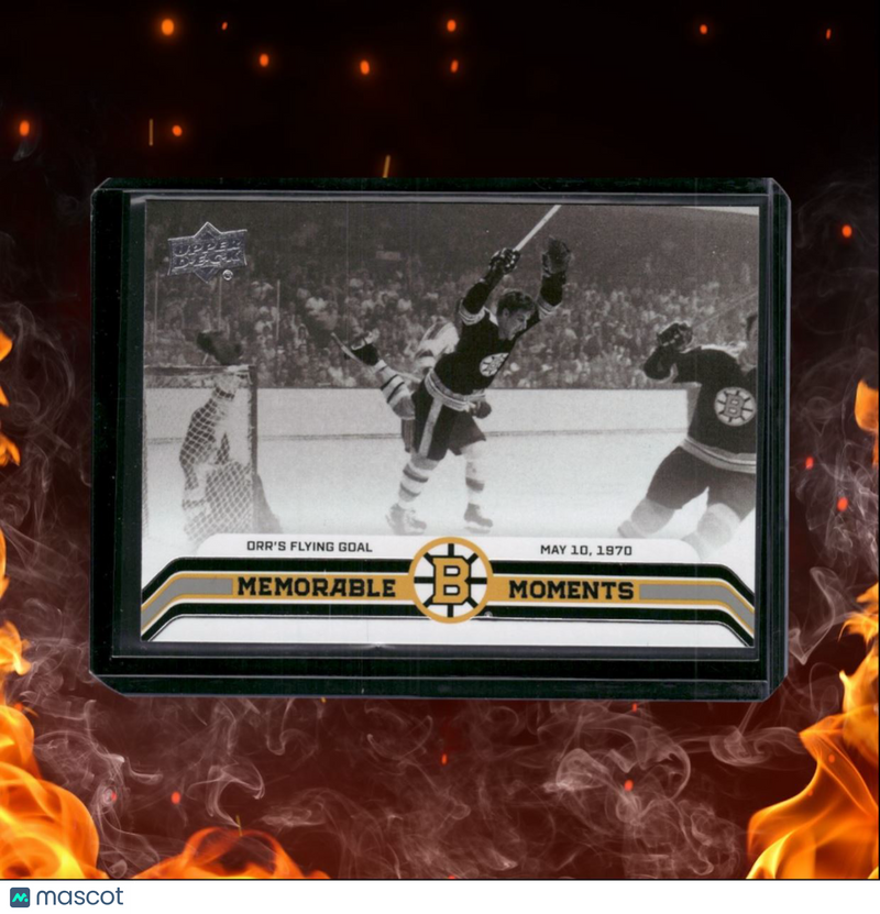 2023-24 Upper Deck Boston Bruins Centennial Bobby Orr Memorable Moments Flying