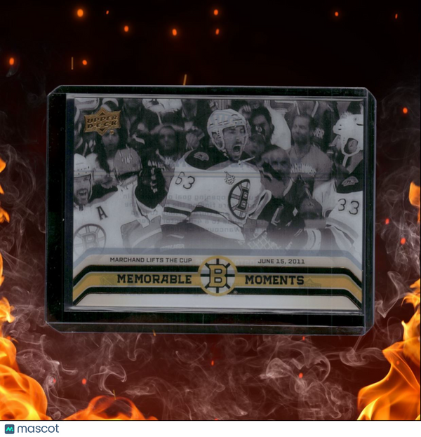 2023-24 Upper Deck Boston Bruins Centennial Brad Marchand Memorable Moments