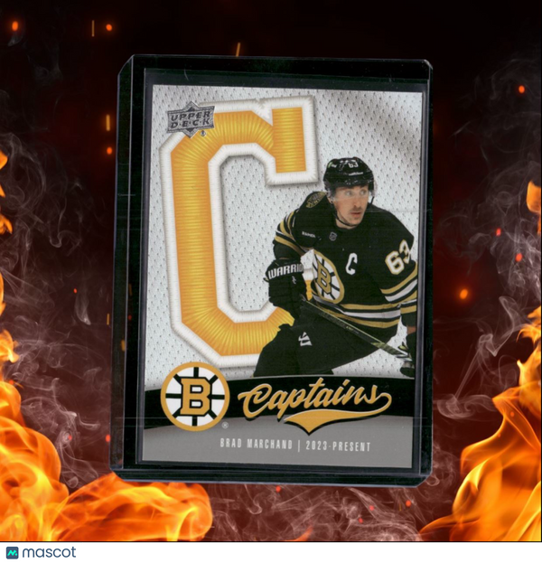 2023-24 Upper Deck Boston Bruins Centennial Brad Marchand Captains #161