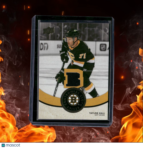 2023-24 Upper Deck Boston Bruins Centennial Taylor Hall Cloth Relics #CCR-TH