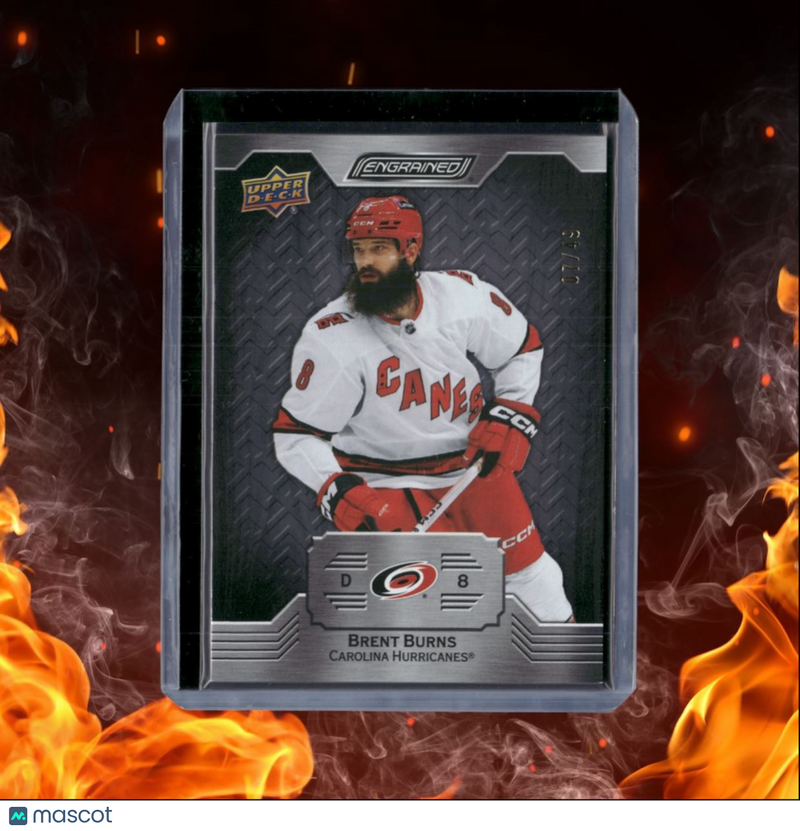 2023-24 Upper Deck Engrained Brent Burns Ebony 07/49