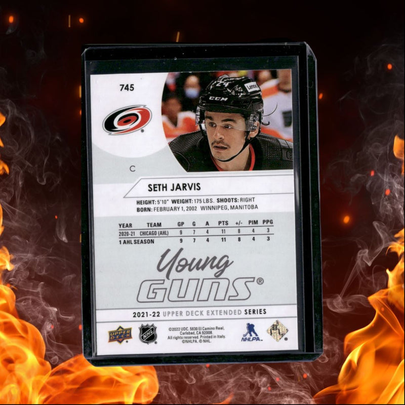 2021-22 Upper Deck Seth Jarvis Young Guns