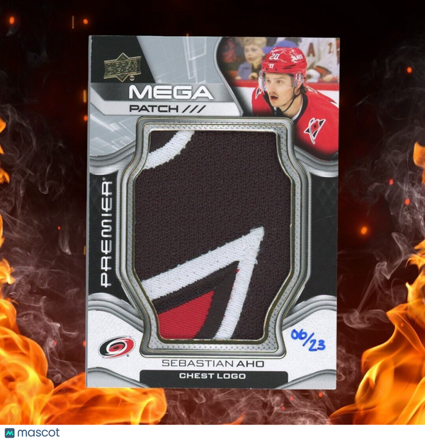 2022-23 Upper Deck Premier SEBASTIAN AHO Mega Patch 06/23 #PMP-SA