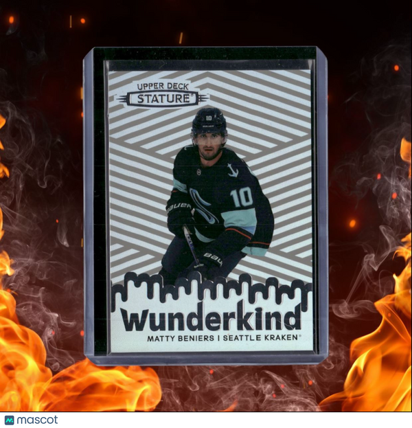 2022-23 Upper Deck Stature Wunderkind Matty Beniers #W-24