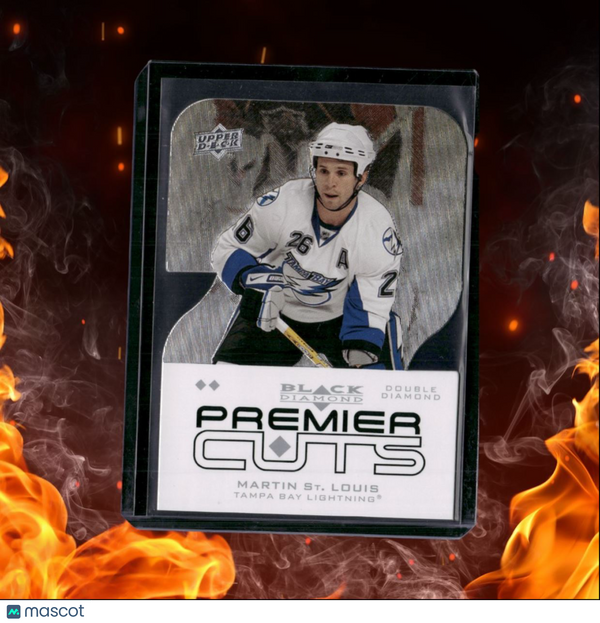 2008-09 Upper Deck Black Diamond Martin St. Louis Premier Cuts Die-Cut Double