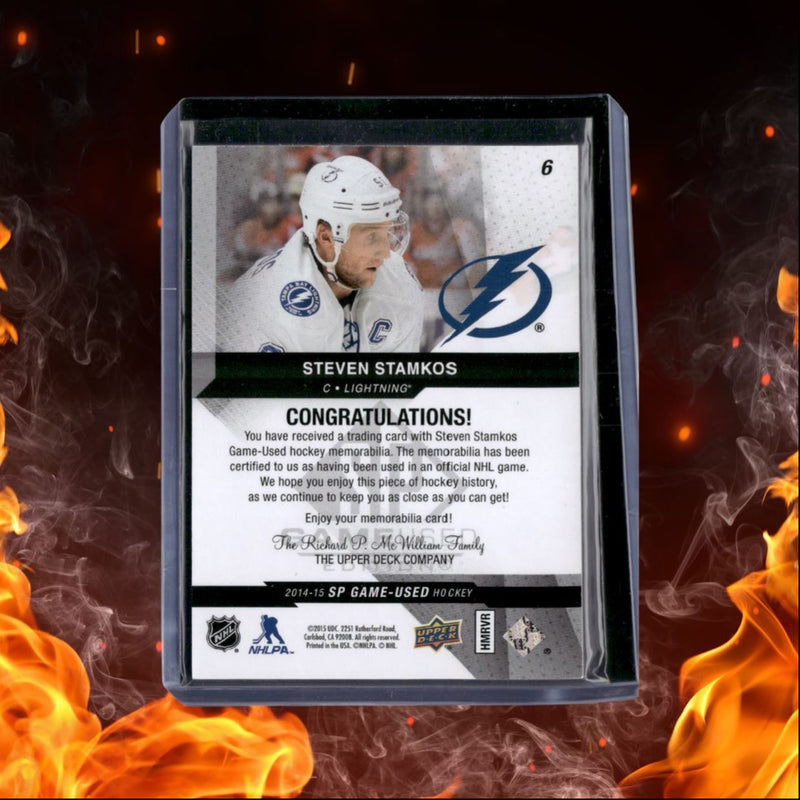 2014-15 SP Game Used Steven Stamkos Gold Jersey