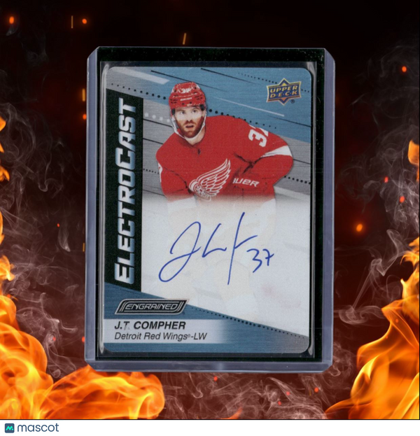 2023-24 Upper Deck Engrained J.T. Compher ElectroCast Auto #EC-34