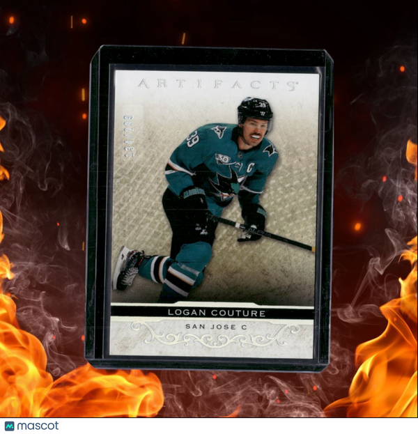 2021-22 Upper Deck Artifacts Logan Couture Silver 134/299 #78