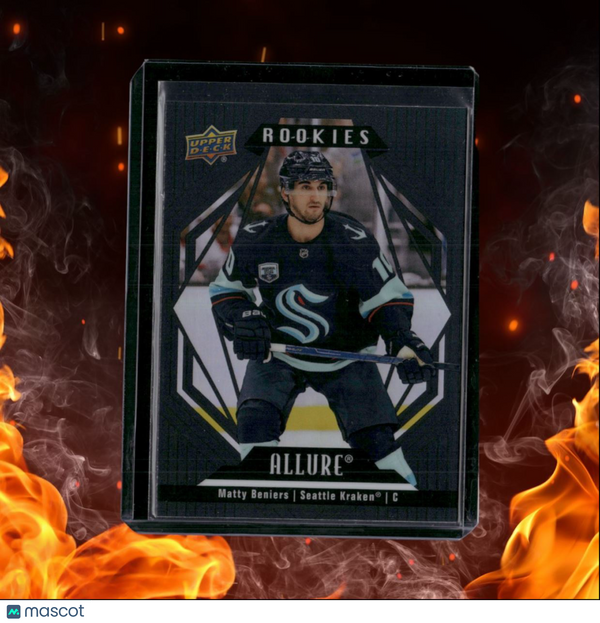 2022-23 Upper Deck Allure Matty Beniers Black Rainbow (B) Rookie #150