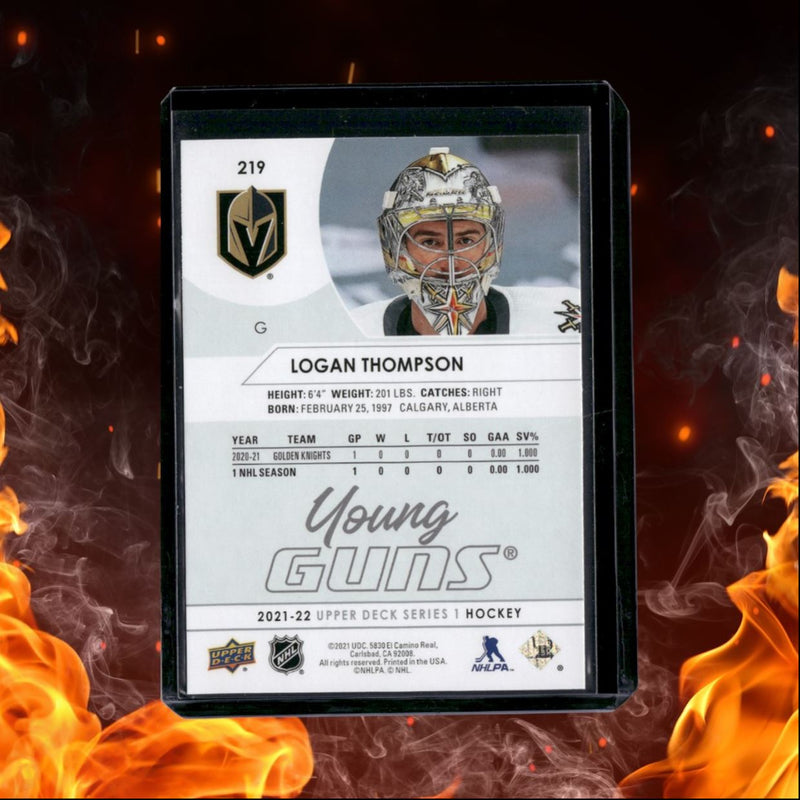 2021-22 Upper Deck Logan Thompson Young Guns Rookie