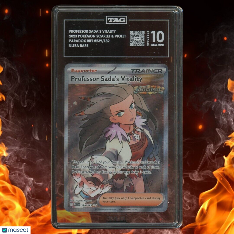 Pokemon Paradox Rift PROFESSOR SADA'S VITALITY Ultra Rare 239/182 TAG 10