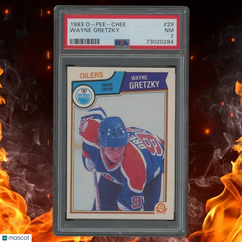 1983-84 O-Pee-Chee WAYNE GRETZKY PSA 7