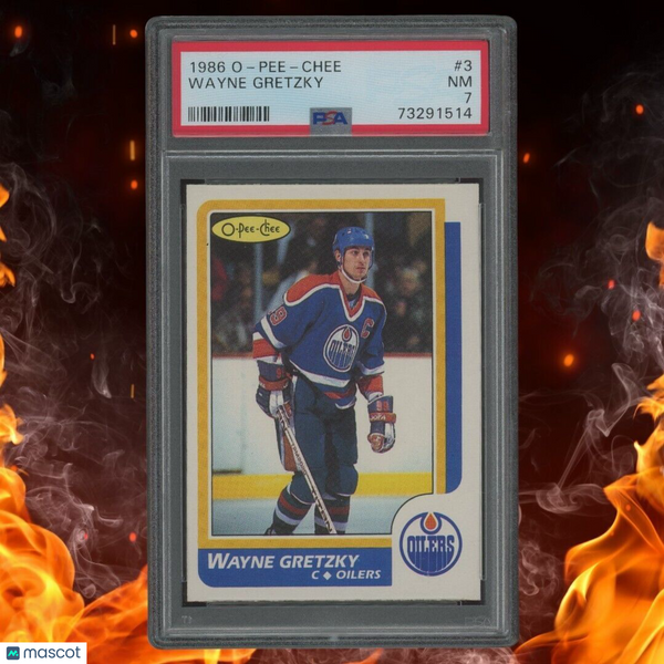 1986-87 O-Pee-Chee WAYNE GRETZKY PSA 7 #3