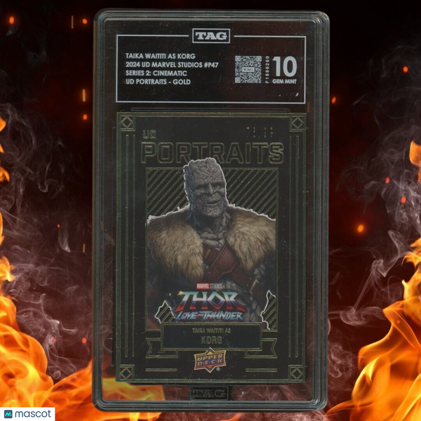 UD Marvel Studios Series : CInematic KORG - TAIKA Portraits /99 Gold TAG 10