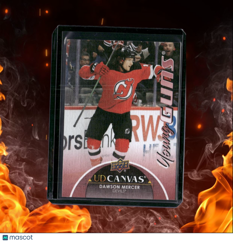 2021-22 Upper Deck Dawson Mercer Canvas Young Guns Rookie