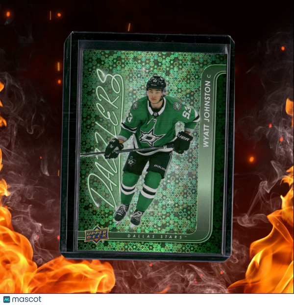 2024-25 Upper Deck Wyatt Johnston Dazzlers Green #DZ-43