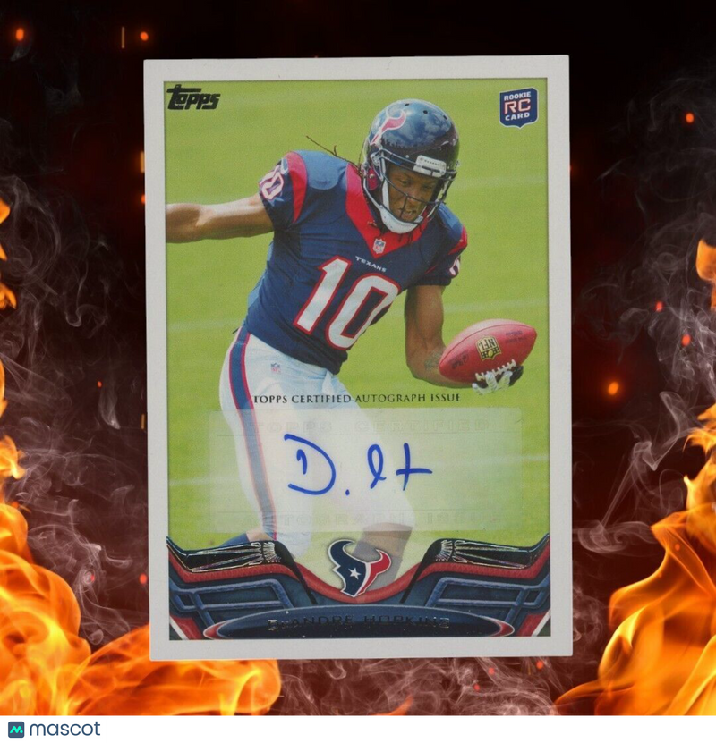 2013 Topps NFL DEANDRE HOPKINS Rookie Auto