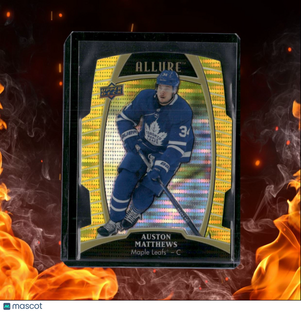 2019-20 Upper Deck Allure Auston Matthews Yellow Taxi Die-Cut #5