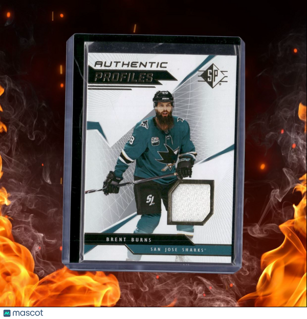 2018-19 Upper Deck SP Brent Burns Authentic Profiles Jersey #AP-BB