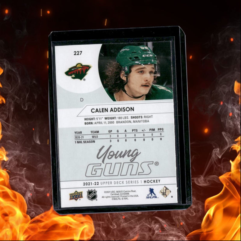 2021-22 Upper Deck Calen Addison Young Guns (C) Rookie