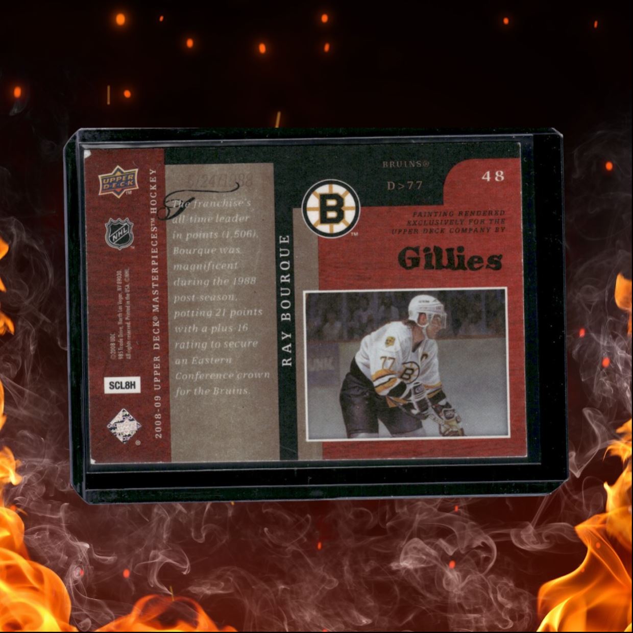 2008-09 Upper Deck Masterpieces Ray Bourque #48
