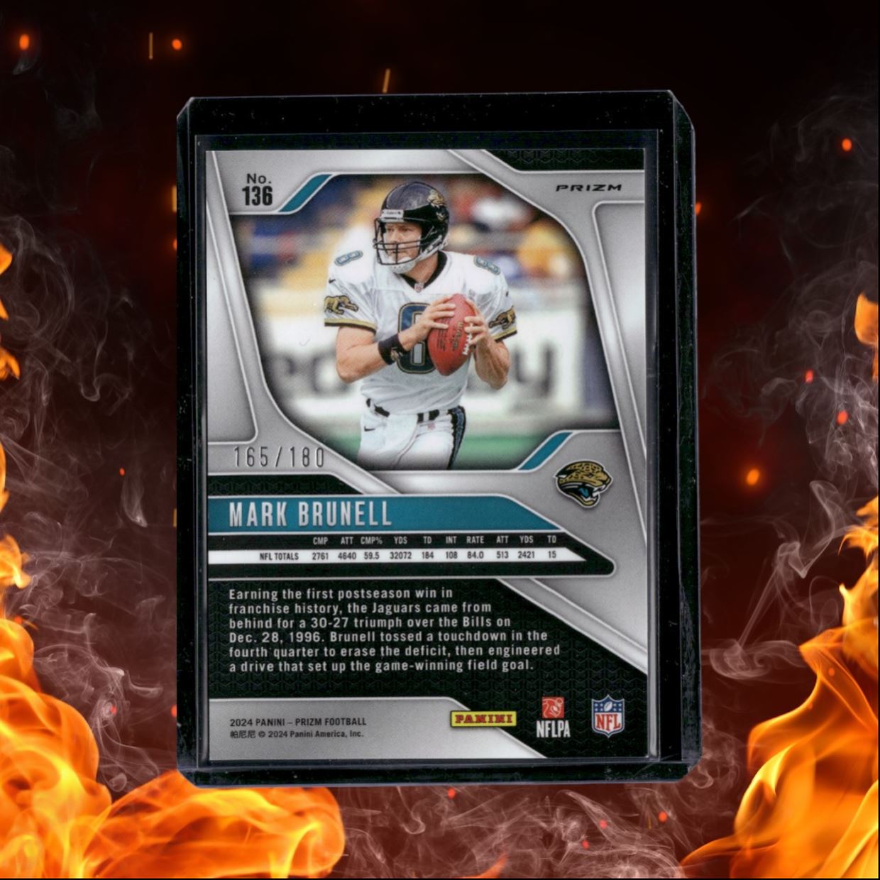 2024 Panini Prizm Mark Brunell Dragonscale Prizm 165/180 #136
