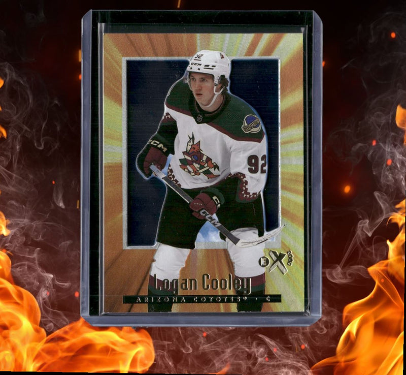 2023-24 SkyBox EX 2000 Logan Cooley (C) Rookie
