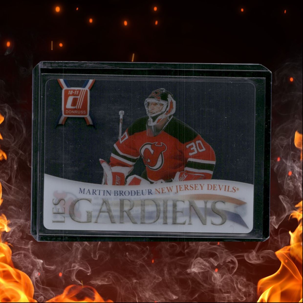 2010-11 Panini Donruss Martin Brodeur Les Gardiens Clear #1