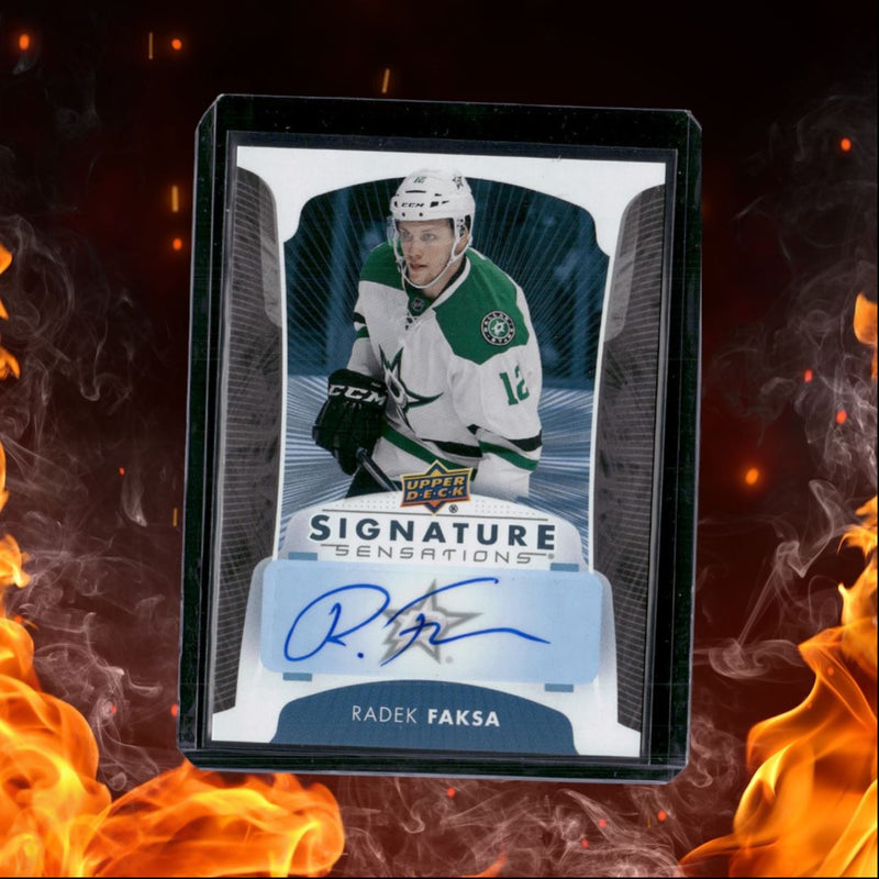 2017-18 Upper Deck Radek Faksa Signature Sensations Auto
