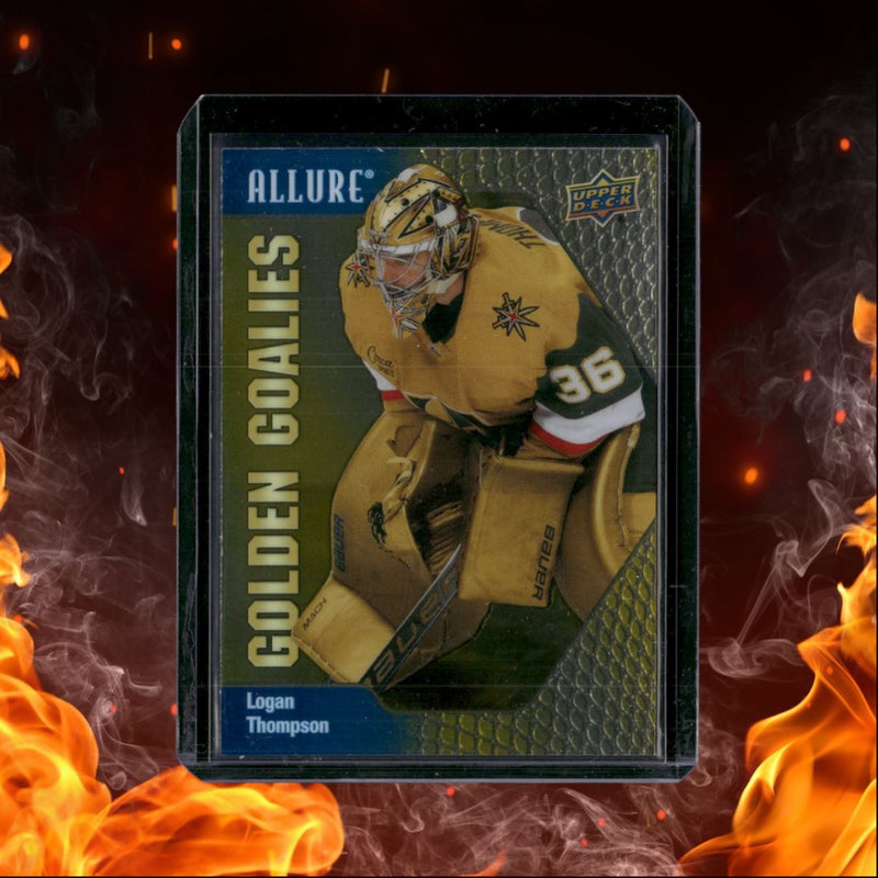 2023-24 Upper Deck Allure Logan Thompson Golden Goalies