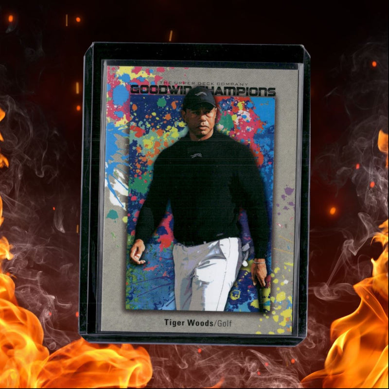 2024 Upper Deck Goodwin Champions Tiger Woods Splash of Color (D)