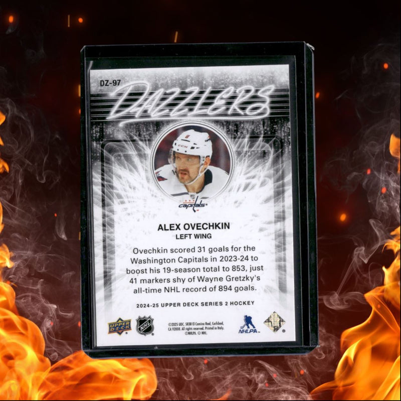 2024-25 Upper Deck Alex Ovechkin Dazzlers Blue