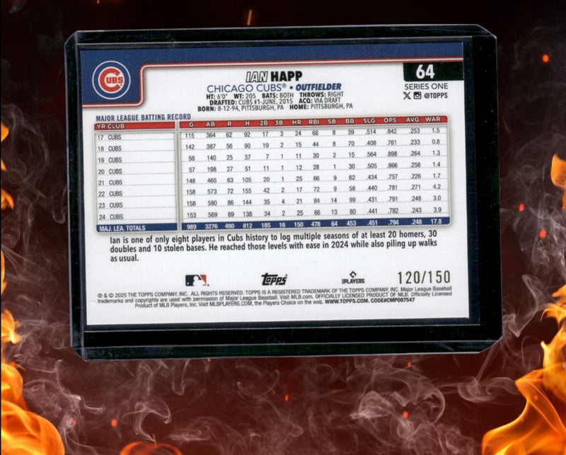2025 Topps Ian Happ Blue Foil 120/150