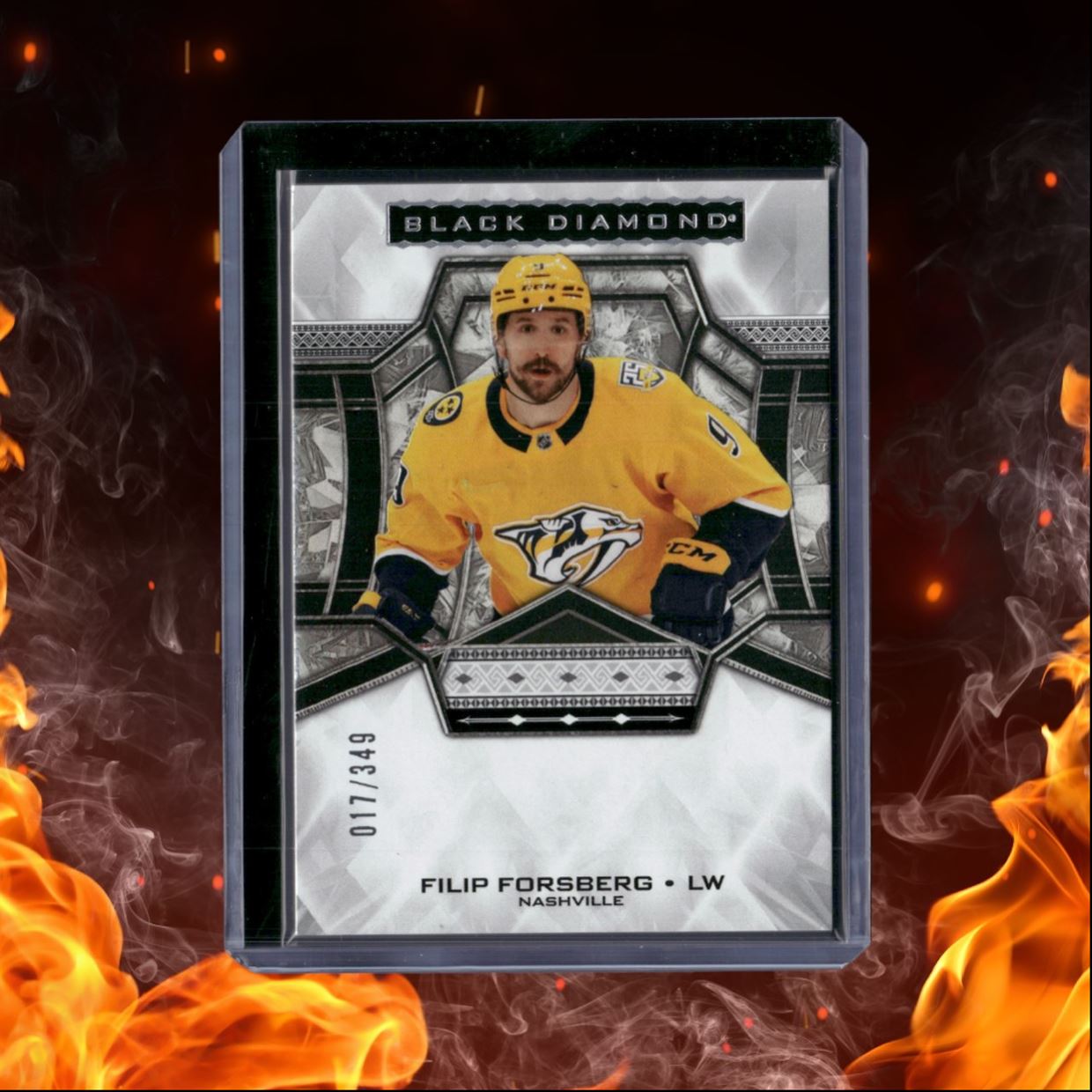 2024-25 Upper Deck Black Diamond Filip Forsberg 017/349 #BDB-FF