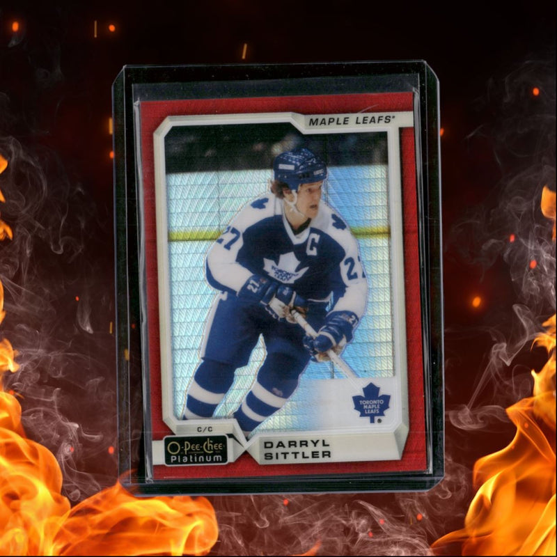 2018-19 O-Pee-Chee Platinum Darryl Sittler Red Prism 141/199