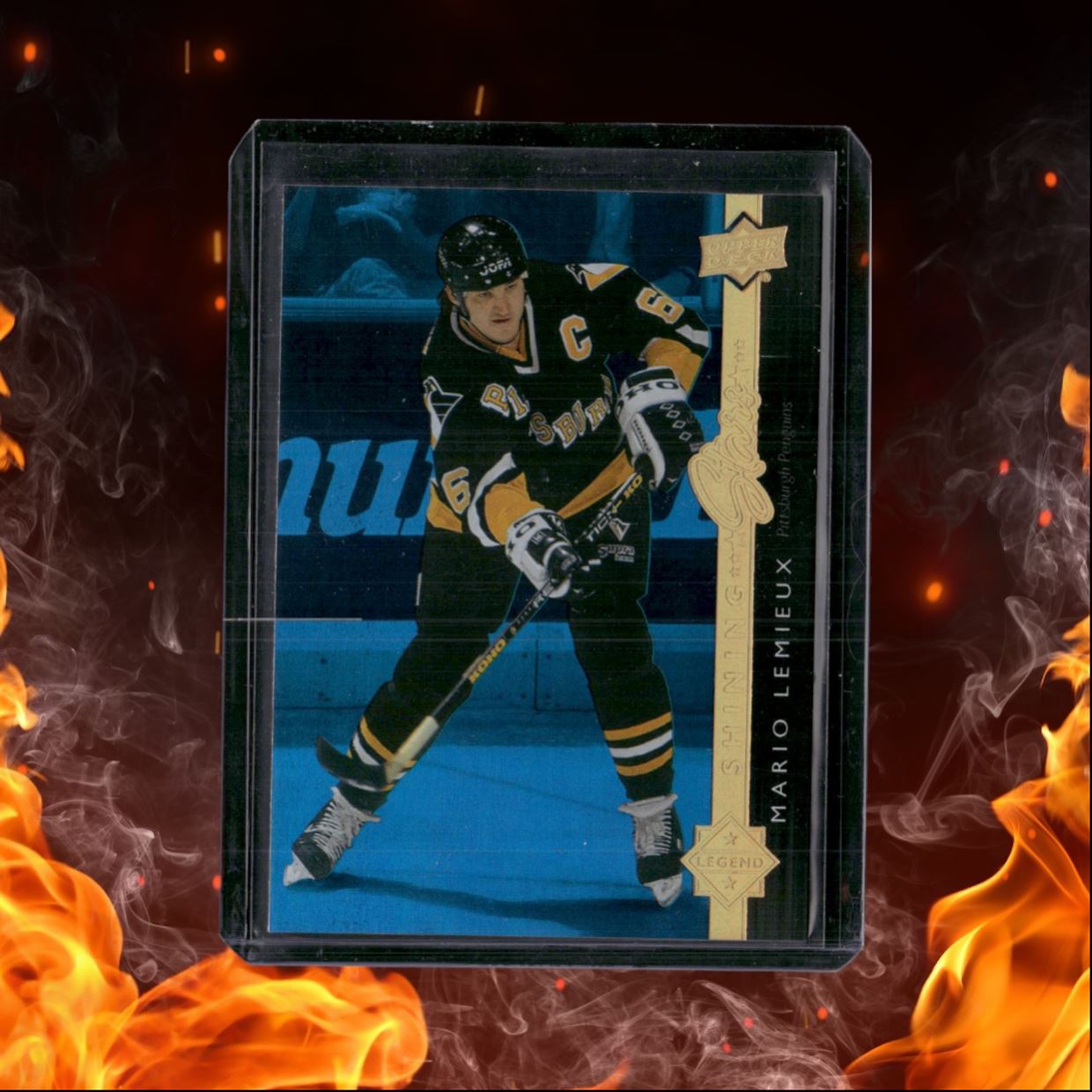 2014-15 Upper Deck Mario Lemieux Shining Stars Blue SP #SS-50