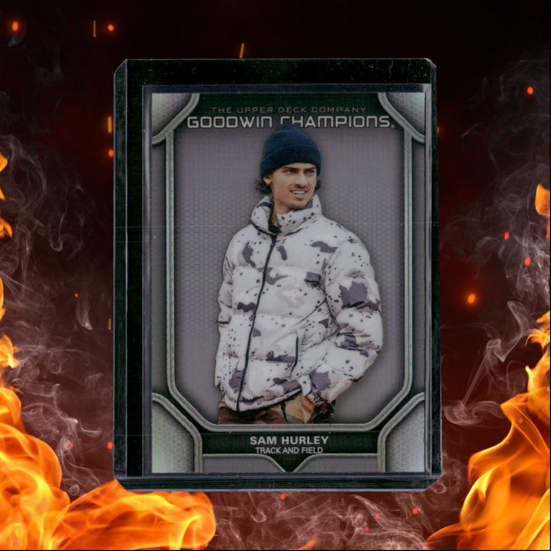 2024 Upper Deck Goodwin Champions Sam Hurley Platinum Rainbow