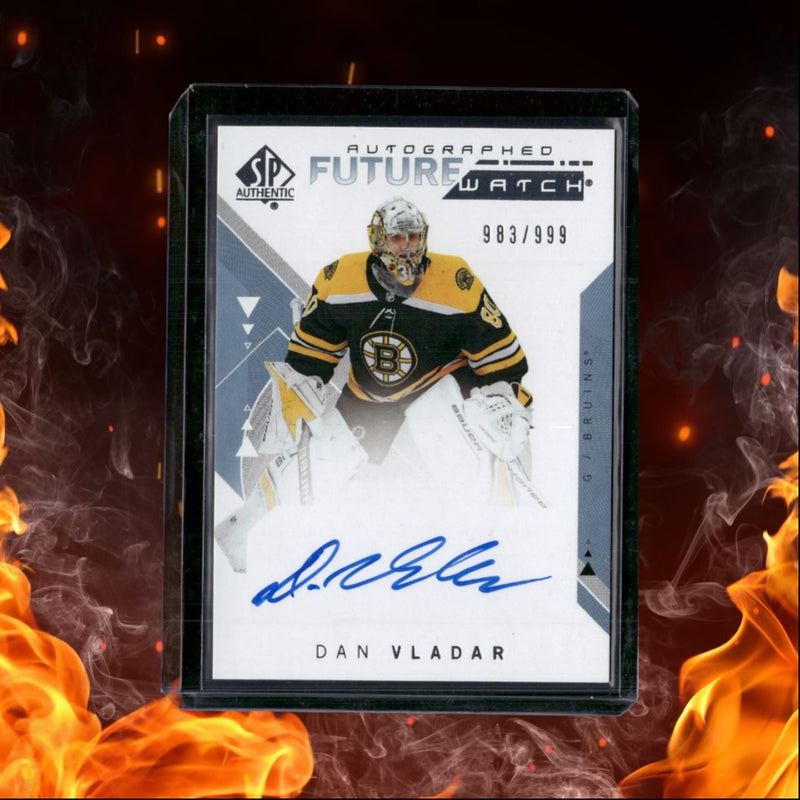 2018-19 SP Authentic Dan Vladar Future Watch Rookie Auto 983/999