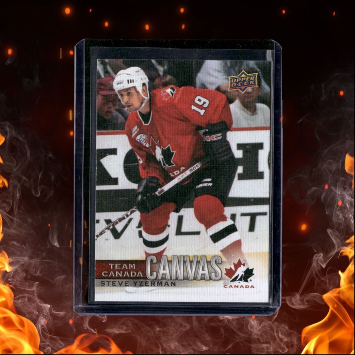2017-18 Upper Deck Team Canada Steve Yzerman Canvas #TCC-38