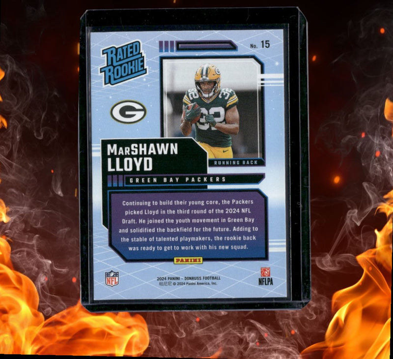 2024 Panini Donruss MarShawn Lloyd Retro Rated Rookie