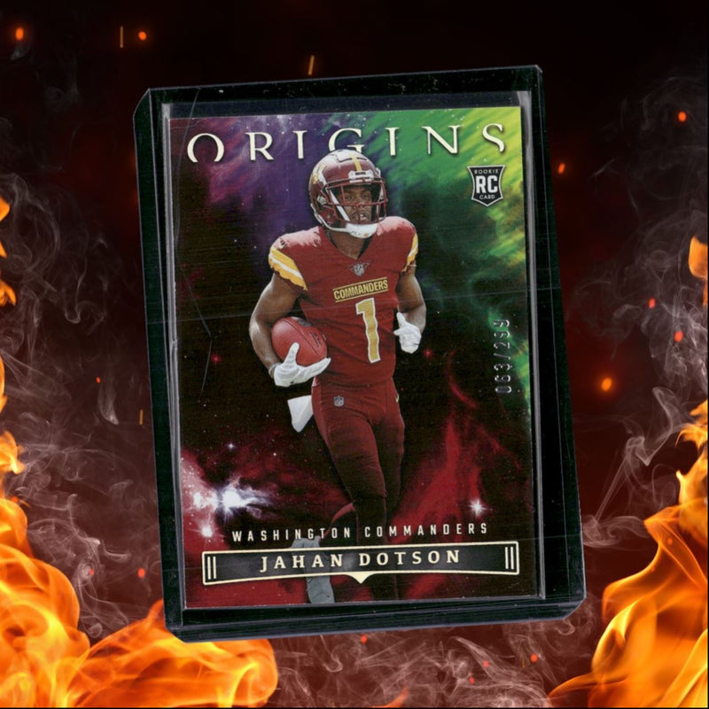 2022 Panini Origins Jahan Dotson Holo Rookie 063/299