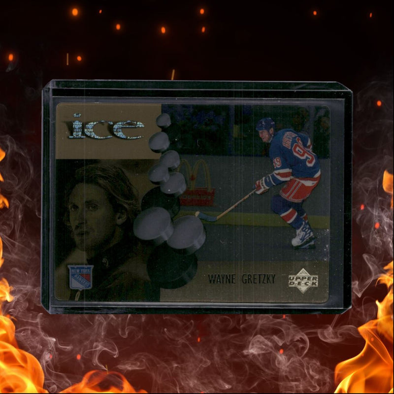 1998-99 Upper Deck Mcdonald's Wayne Gretzky Ice Gold Clear