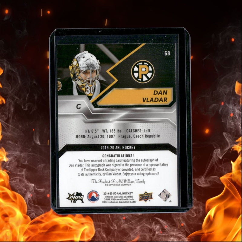 2019-20 Upper Deck AHL Dan Vladar Prospect Auto