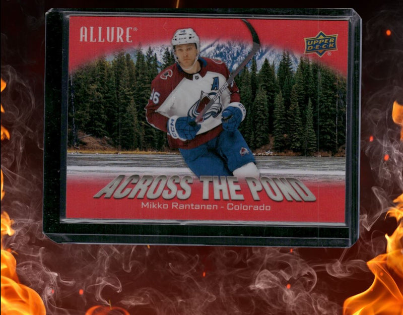 2024-25 Upper Deck Allure Mikko Rantanen Across the Pond Red