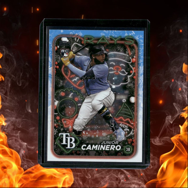 2024 Topps Holiday Junior Caminero Rookie