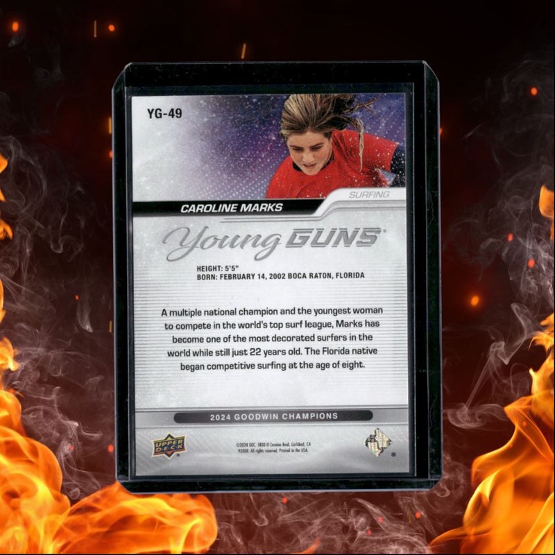 2024 Upper Deck Goodwin Champions Caroline Marks Young Guns (A) Rookie