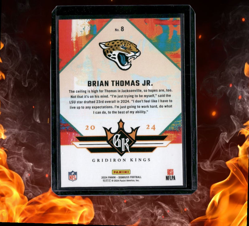 2024 Panini Donruss Brian Thomas Jr. Gridiron Kings