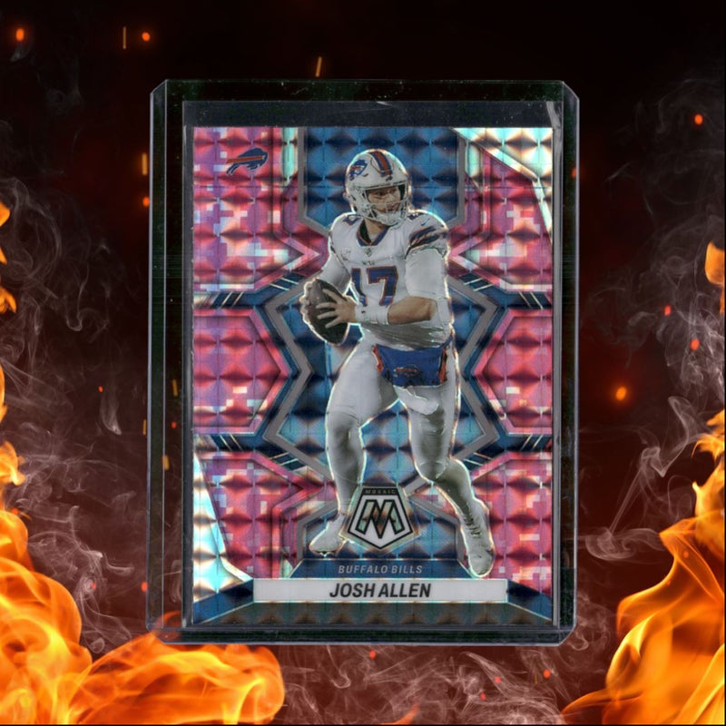 2022 Panini Mosaic Josh Allen Pink Mosaic Prizm