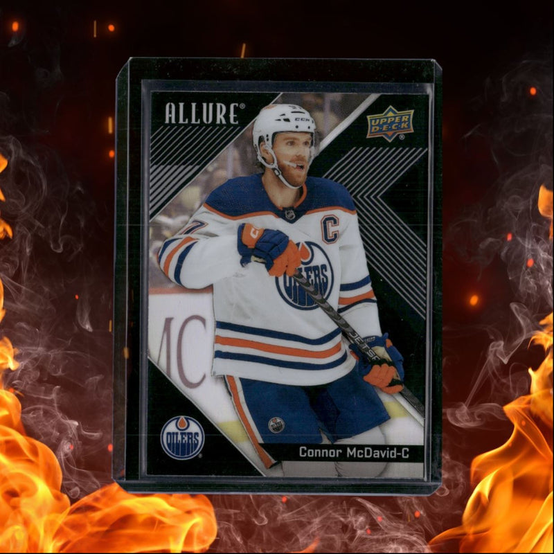 2024-25 Upper Deck Allure Connor McDavid Black Rainbow