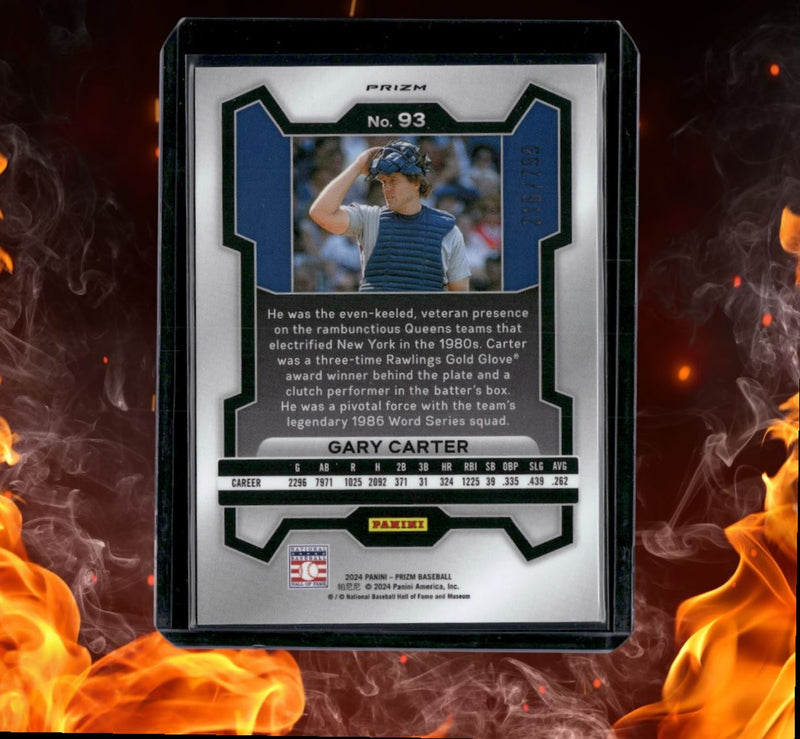 2024 Panini Prizm Gary Carter Legends Red Prizm 216/299